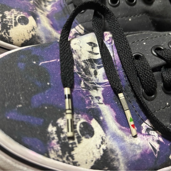 Vans Black and Purple Star Wars Sneakers - Picture 4 of 8